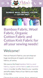 Mobile Screenshot of naturesfabrics.com